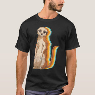 Camiseta Suricata Linda Safari África Suricata Retro