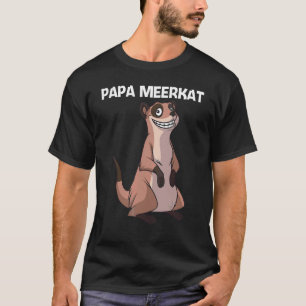 Camiseta Suricata Lindo Para Hombres Chicos Papá Suricata M