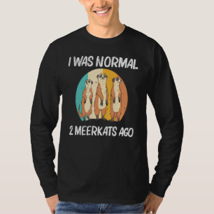 Camiseta Suricata Para Hombres Mujeres Retro Fauna Zoológic
