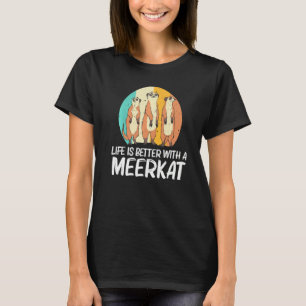Camiseta Suricata Para Hombres Mujeres Retro Vida Silvestre