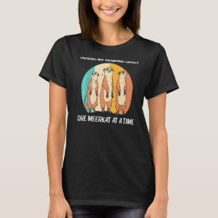 Camiseta Suricata para mujeres madre retro vida silvestre z