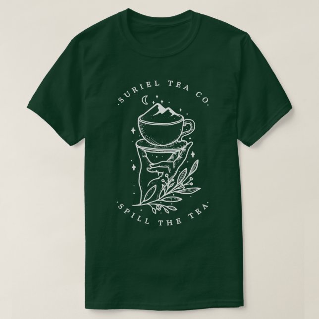 Camiseta Suriel Tea Co ACOTAR Derrame El Té Fun Tea Drinker (Diseño del anverso)