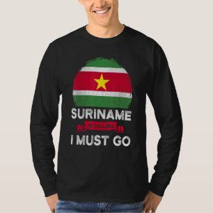 Camiseta Surinam dice que debo ir al patrimonio surinamés