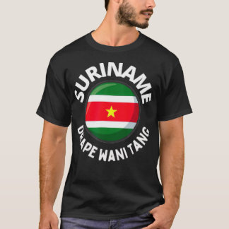 Camiseta Surinam Taki Taki Lengua nativa para Hombres Mujer