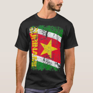 Camiseta SURINAME Vintage Flag SURINAME