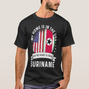 Camiseta Surinamés Patriota Americano Crece Orgulloso en Ca