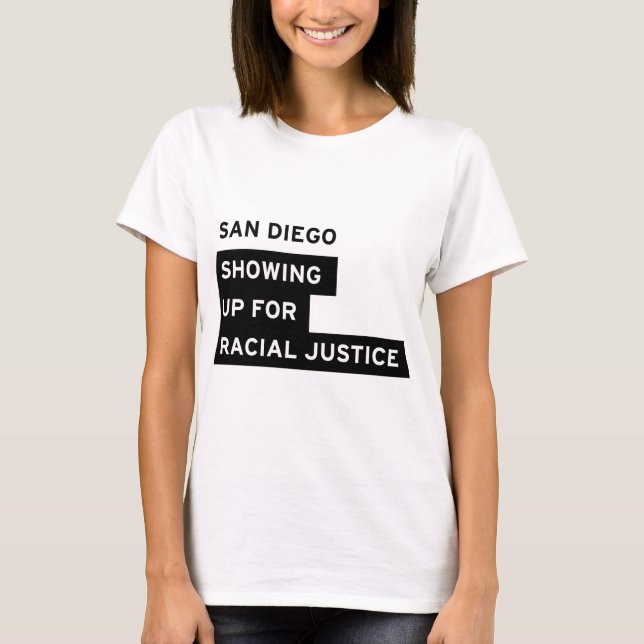 Camiseta SURJ San Diego Logo Wear (Anverso)