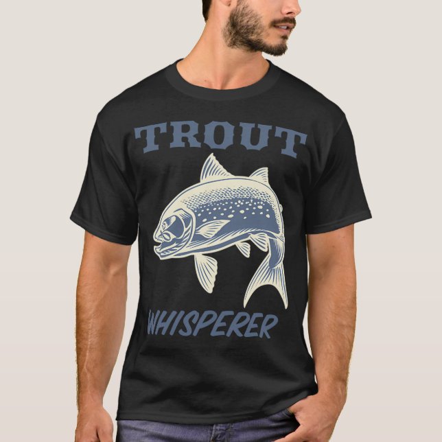 Camiseta Surrador de Truchas Divertido Pescar (Anverso)