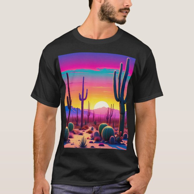 Camiseta Surreal Desert Mirage (Anverso)
