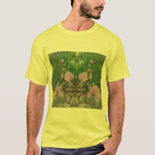 Camiseta Surreal Fantasy Iris Sendero floral