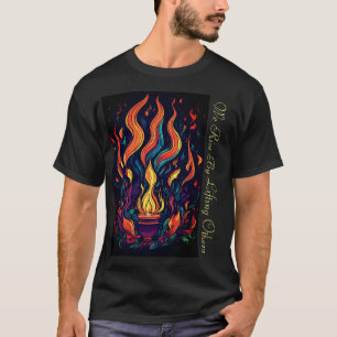 Camiseta "Surreal Flame Vector Art - 4K Render para camiset