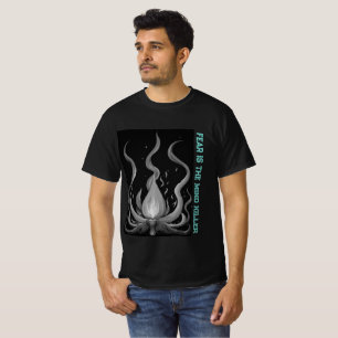 Camiseta "Surreal Flame Vector Art - 4K Render para masculi