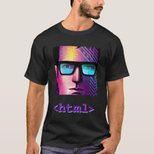 Camiseta Surreal Futurista Html Techie