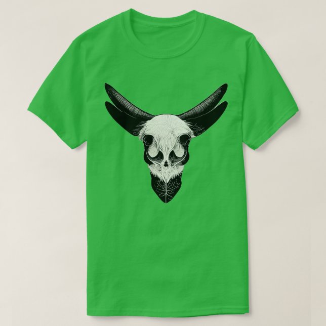 Camiseta Surreal Goat Skull (Diseño del anverso)