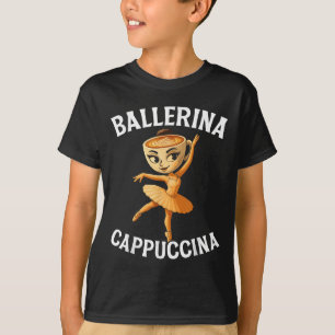 Camiseta Surreal italiano Brainrot Meme Ballerina Cappuccin