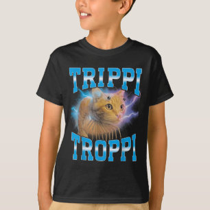 Camiseta Surreal italiano Brainrot Meme Trippi Troppi Cat F