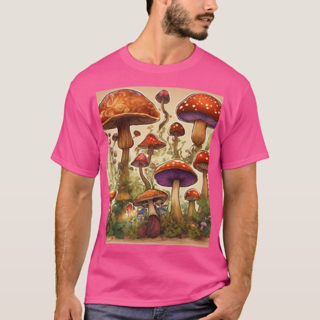 Camiseta Surreal Nature's Embrace t-shirts design  (Anverso)