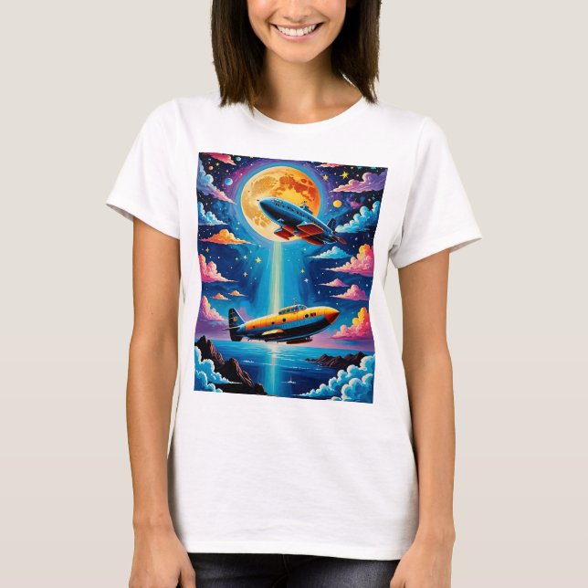 Camiseta Surreal Retro Sci-Fi Adventure Tee (Anverso)