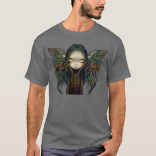 Camiseta Surrealismo gótico con alas del ángel de la CAMI