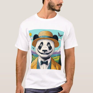 Camiseta Surrealismo panda