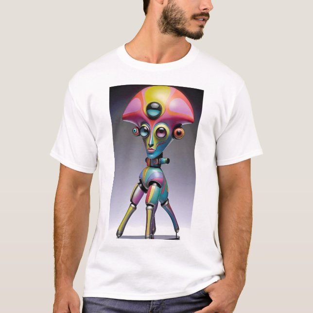 Camiseta Surrealismo pop de Ken Gage Imp de Tiffany (Anverso)