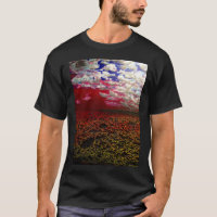 Camiseta surrealista de la pintura