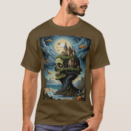 Camiseta surrealista del Castillo Gótico