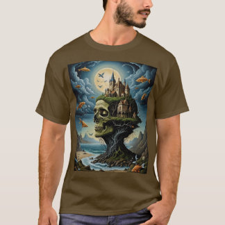 Camiseta surrealista del Castillo Gótico