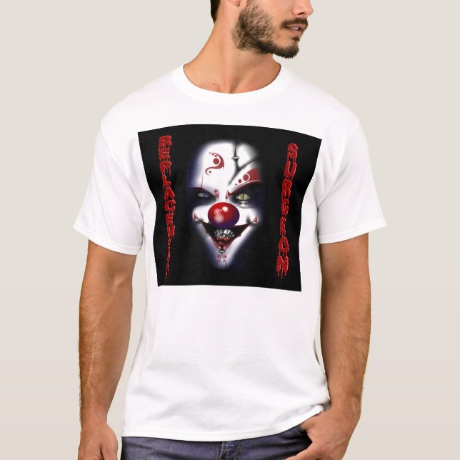 Camiseta Surrujano de reemplazo - Payaso malvado (Anverso)