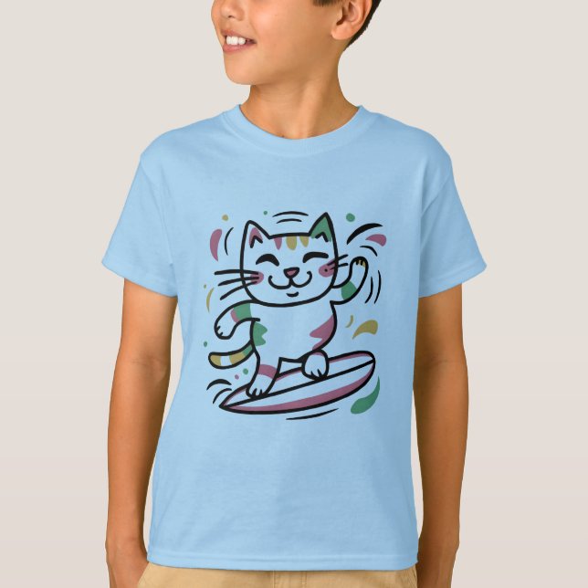 Camiseta Surtido de gatos (Anverso)