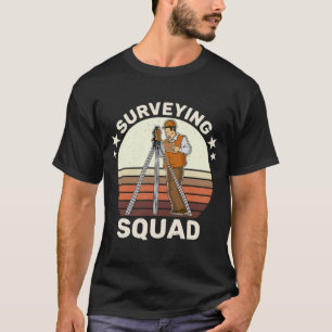 Camiseta Surveyor geodesy surveying engineer theodolite pro
