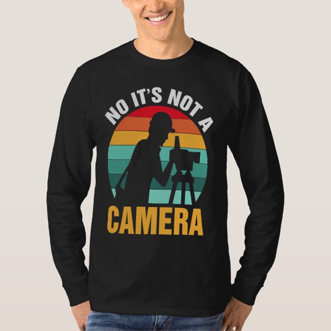 Camiseta Surveyor No It's Not A Camera (Anverso)