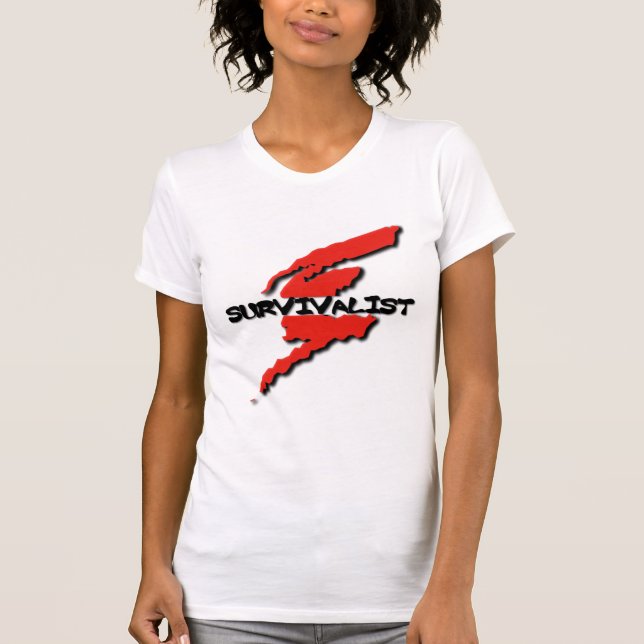 Camiseta Survivalist Prepper (Anverso)
