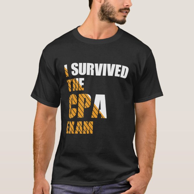 Camiseta Survived The CPA Exam Certified Accountant (Anverso)