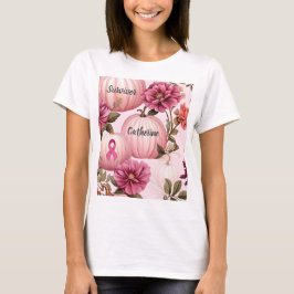 Camiseta Survivor Halloween de calabaza rosa