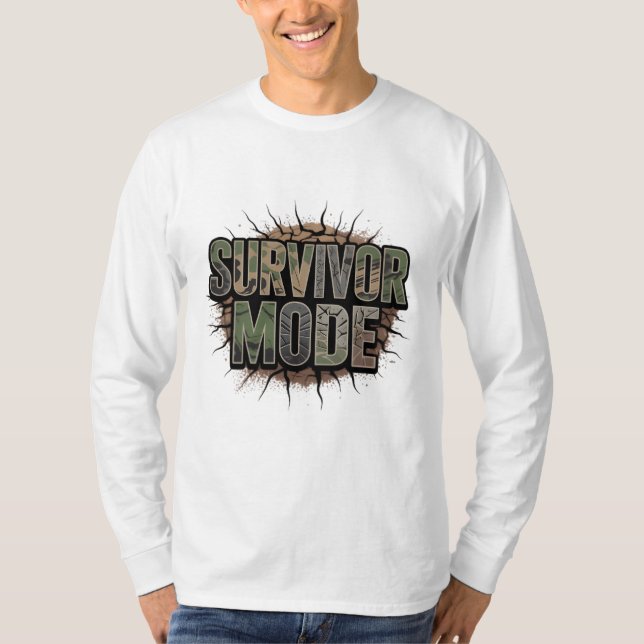 Camiseta Survivor Mode Tank – Break Limits (Anverso)