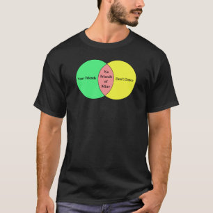 Camiseta Sus amigos no bailan, ningunos amigos míos