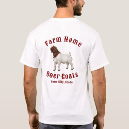Camiseta Sus cabras Boer de granja
