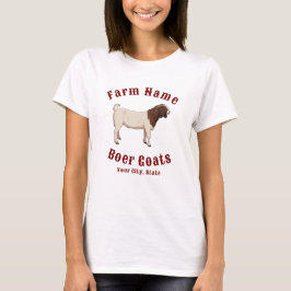 Camiseta Sus cabras Boer de granja