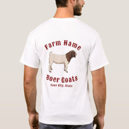 Camiseta Sus cabras boer de granja