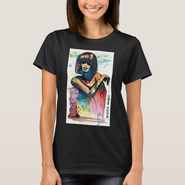 Camiseta Sus chips están apilados (Anverso)