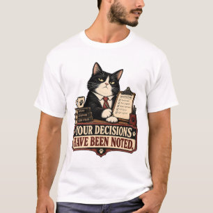 Camiseta Sus decisiones han sido anotadas
