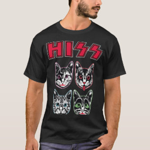 Camiseta Sus gatitos graciosos gatitos Rock Rockin
