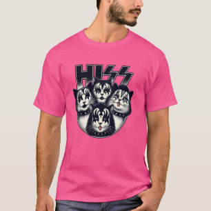 Camiseta Sus gatitos graciosos gatitos Rock Rockin