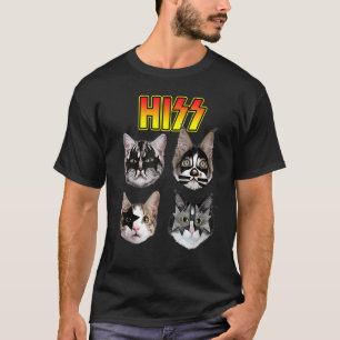 Camiseta Sus gatitos graciosos gatitos Rock Rockin Tee Pun