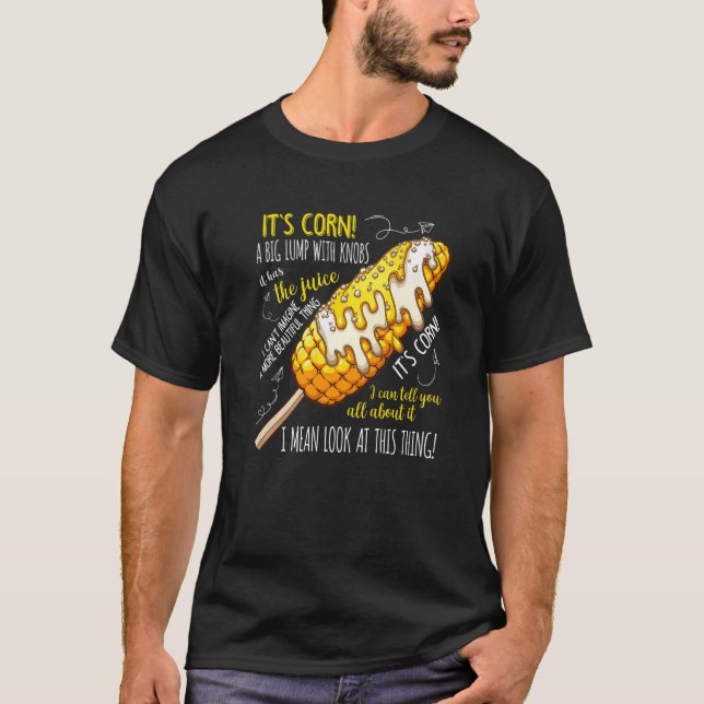 Camiseta Sus Hombres De Maíz Mujeres Cob De Maíz Tiene El J (Anverso)