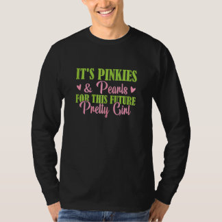 Camiseta Sus Perlas Pinkies Para Esta Futuras Chica Bonita