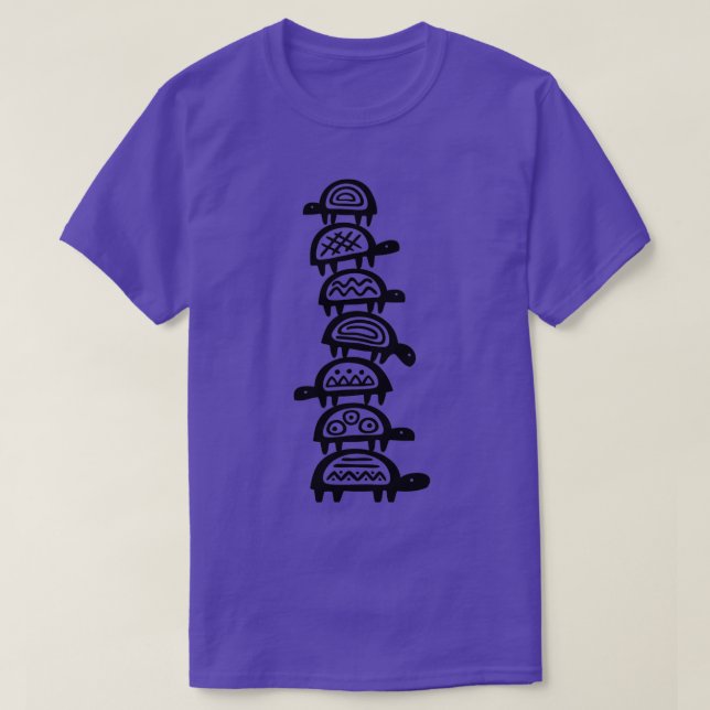Camiseta Sus tortugas hasta el fondo  (Diseño del anverso)