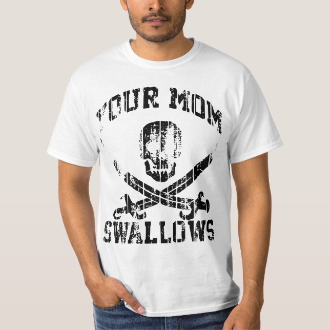 CAMISETA SUS TRAGOS DE LA MAMÁ (Anverso)