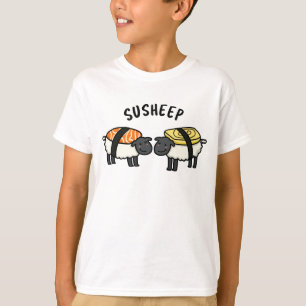 Camiseta Susheit Funny Sushi Sheep Pun